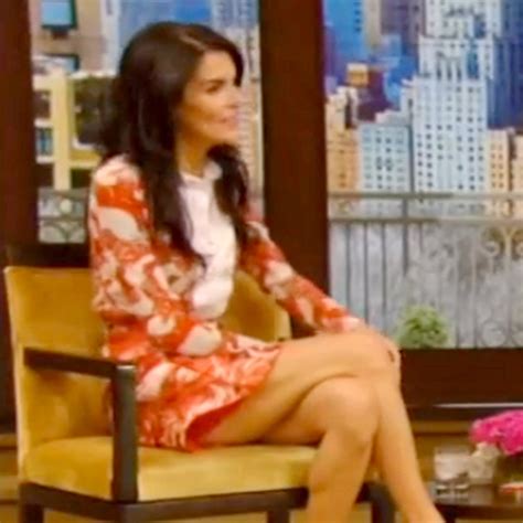 Angie Harmon has wardrobe malfunction on Live with Kelly ...